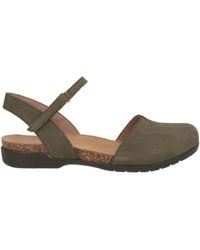 Dansko - Military Ballet Flats Leather - Lyst