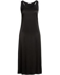 Manila Grace - Midi Dress Viscose, Elastane - Lyst