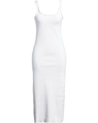 Chloé - Midi Dress Cotton, Elastane - Lyst