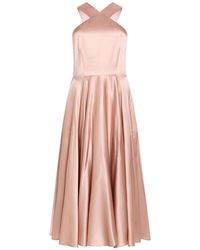 Lardini - Maxi Dress Silk, Elastane - Lyst