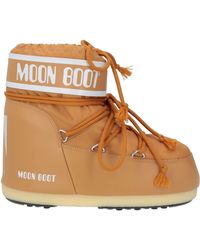 Moon Boot - Camel Ankle Boots Textile Fibers - Lyst