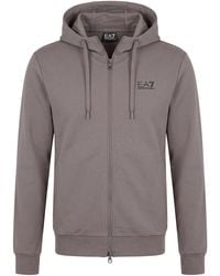 EA7 - Taupe Sweatshirt Cotton - Lyst