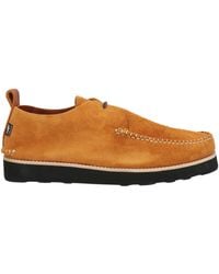 Yogi Footwear - Tan Lace-Up Shoes Leather - Lyst