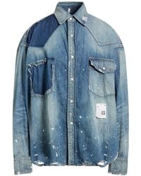 Maison Mihara Yasuhiro - Denim Shirt Cotton - Lyst