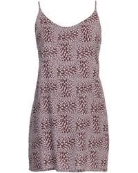 Obey - Mini Dress Viscose - Lyst