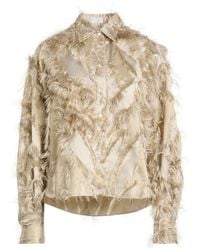 Brunello Cucinelli - Shirt Polyester, Cotton, Silk - Lyst