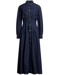 FRAME - The Nipped Dress Maxi Dress Recycled Cotton, Lyocell, Organic Cotton - Lyst