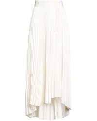 Dior - Ivory Maxi Skirt Polyamide, Silk - Lyst