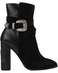 Tommy Hilfiger - Hcw Buckle Boots Ankle Boots Soft Leather - Lyst
