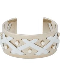 Tod's - Bracelet Metal, Leather - Lyst