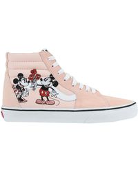 pastel pink high top vans