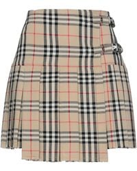 Burberry - Mini Skirt - Lyst