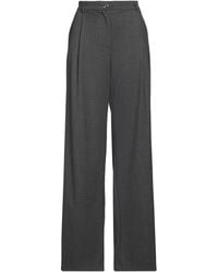 Blugirl Blumarine - Charcoal Pants Polyester, Viscose, Elastane - Lyst
