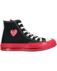 CONVERSE x COMME des GARÇONS PLAY - Sneakers Cotton - Lyst