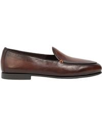 Santoni - Loafers Leather - Lyst