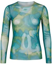 Pierantonio Gaspari - Top Polyester, Elastane - Lyst
