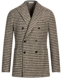 Boglioli - Taupe Blazer Acrylic, Virgin Wool, Polyester - Lyst