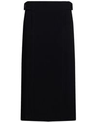 Aspesi - Midi Skirt Triacetate, Polyester - Lyst