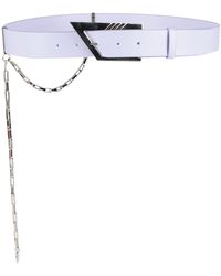 The Attico - Belt Calfskin - Lyst
