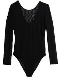 Maje - Bodysuit Polyamide, Elastane, Polyester - Lyst