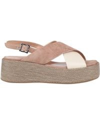 Pollini - Sandals Leather - Lyst