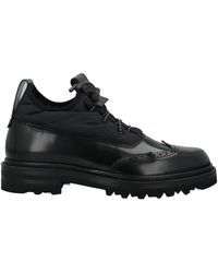 Giorgio Armani Bull Leather Chukka Boots in Black for Men Lyst