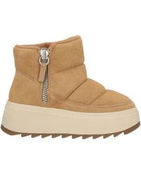 Ash - Camel Ankle Boots Leather - Lyst