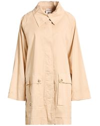 Semicouture - Overcoat & Trench Coat Cotton, Elastane - Lyst
