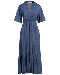 Kaos - Midi Dress Cotton - Lyst