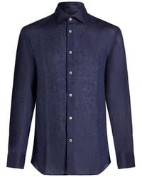 Moorer - Shirt Linen - Lyst