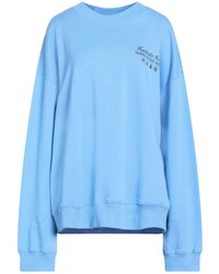 MSGM - Fantastic Azure Sweatshirt Organic Cotton - Lyst
