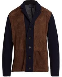 Paul & Shark - Blazer Wool, Goat Skin - Lyst
