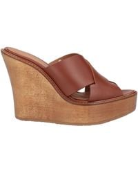 Paloma Barceló - Tan Mules & Clogs Leather - Lyst
