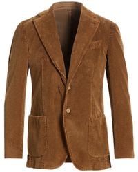 Santaniello - Camel Blazer Cotton - Lyst