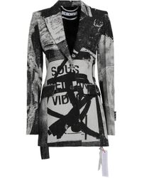 Off-White c/o Virgil Abloh Suit Jacket in Black sport coats and suit jackets Womens Clothing Jackets Blazers 