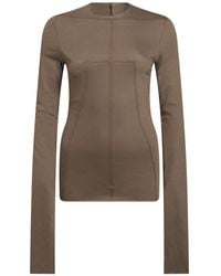 Rick Owens - Taupe T-Shirt Cotton - Lyst