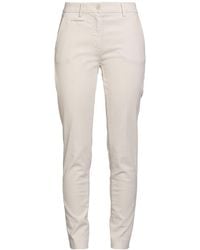 Mason's - Ivory Pants Cotton, Lyocell, Elastane - Lyst