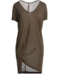 Rick Owens - Military T-Shirt Viscose, Silk - Lyst