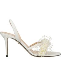 Mach & Mach - Sandals Leather, Textile Fibers - Lyst