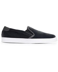 Gianvito Rossi - Charcoal Sneakers Textile Fibers, Leather - Lyst