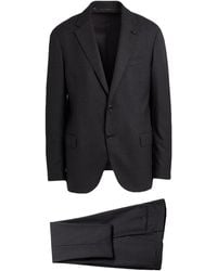 Lardini - Charcoal Suit Wool, Polyester, Elastane - Lyst