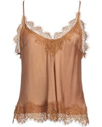Soallure - Camel Top Viscose - Lyst