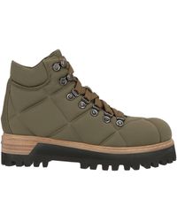 Le Silla - Khaki Ankle Boots Textile Fibers - Lyst