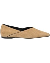 TOTEME - Sand Ballet Flats Leather - Lyst