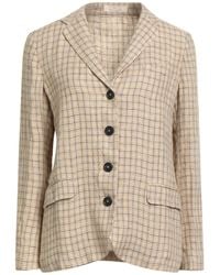 Massimo Alba - Mustard Blazer Linen - Lyst