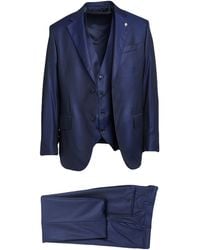 Lubiam - Suit Virgin Wool, Silk - Lyst