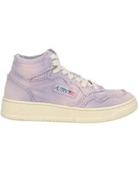 Autry - Lilac Sneakers Textile Fibers - Lyst