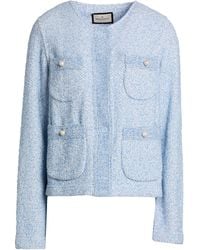 Bruno Manetti - Azure Jacket Cotton, Viscose, Polyester, Nylon - Lyst