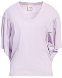 Alysi - Crème Lilac T-Shirt Cotton - Lyst