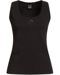 Pinko - Tank Top Cotton, Elastane - Lyst